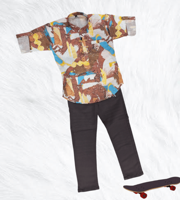 Smart Premium Sets In Brown Color For Boys V