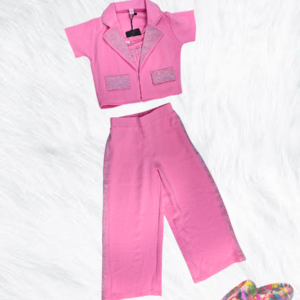 Pink Co-ord Set For Girls