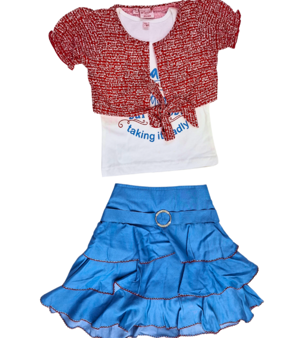 Premium Girl Top-Shorts Set P - Image 2