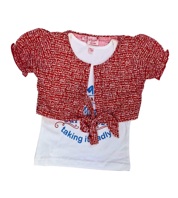 Premium Girl Top-Shorts Set P - Image 3