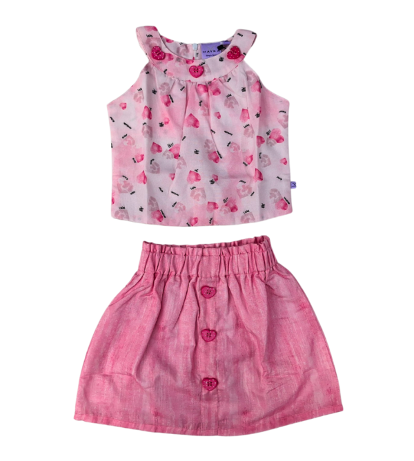 Premium Girl Top-Shorts Set N - Image 2