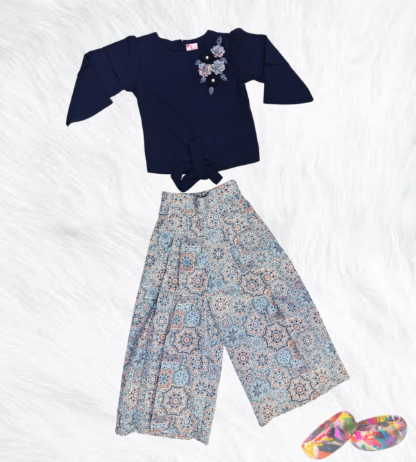 Premium Girl Top-Pant Set H