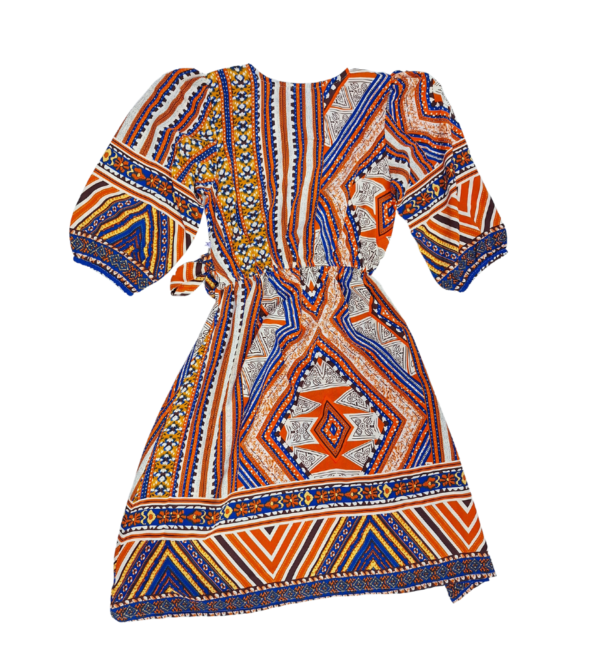 Boho Print Birthday Dress for Girls – Stylish & Comfy AD - Image 2