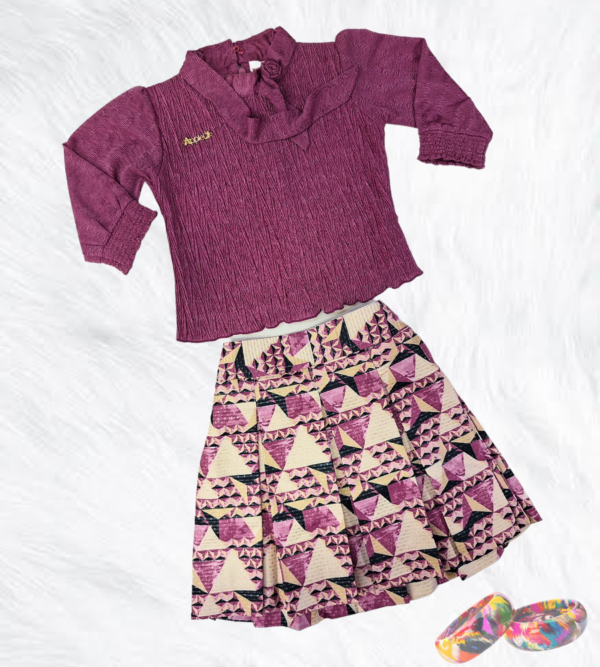 Premium Girl Top-Skirt Set G
